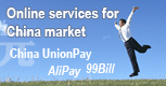 China UnionPay, AliPay, 99Bill